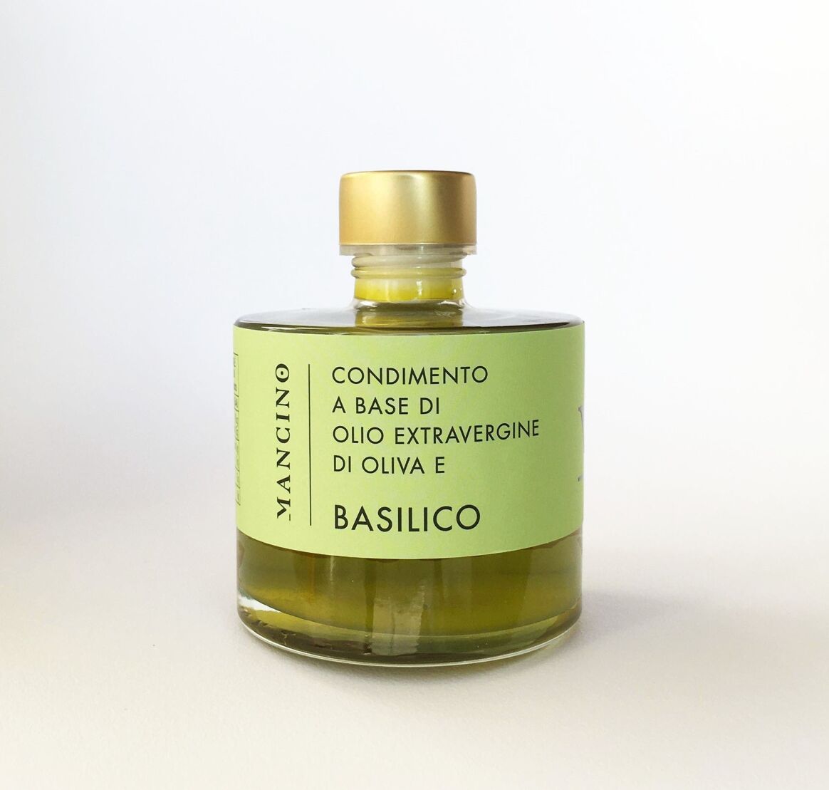 Basil-Infused extra virgin olive oil