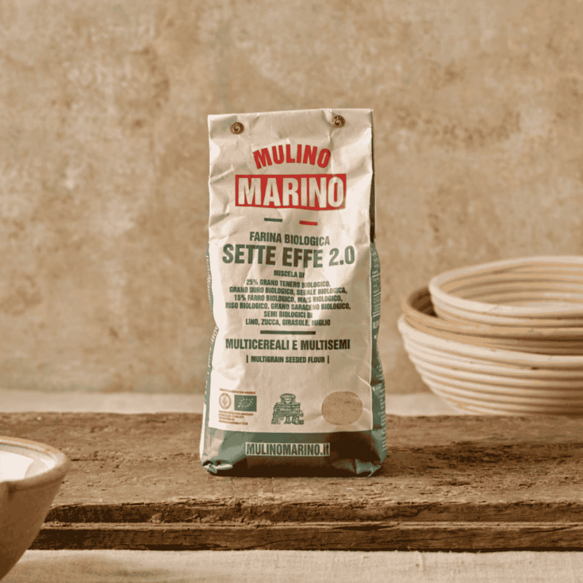 Mulino Marino Sette Effe 2.0 Organic Multigrain & Seed Flour (1kg/2.2lbs)