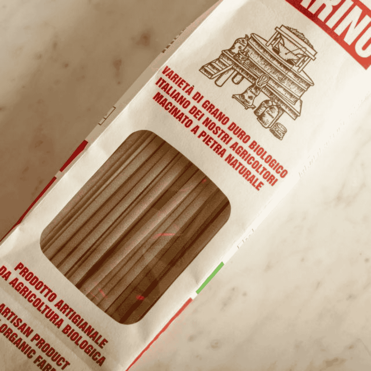 Mulino Marino La Linguina Organic Durum Wheat Pasta 500g - Bronze-Drawn