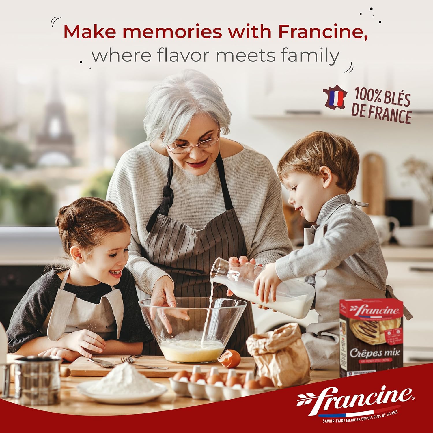 Francine French Crêpe Mix – Light, Delicate & Effortless (380gr)