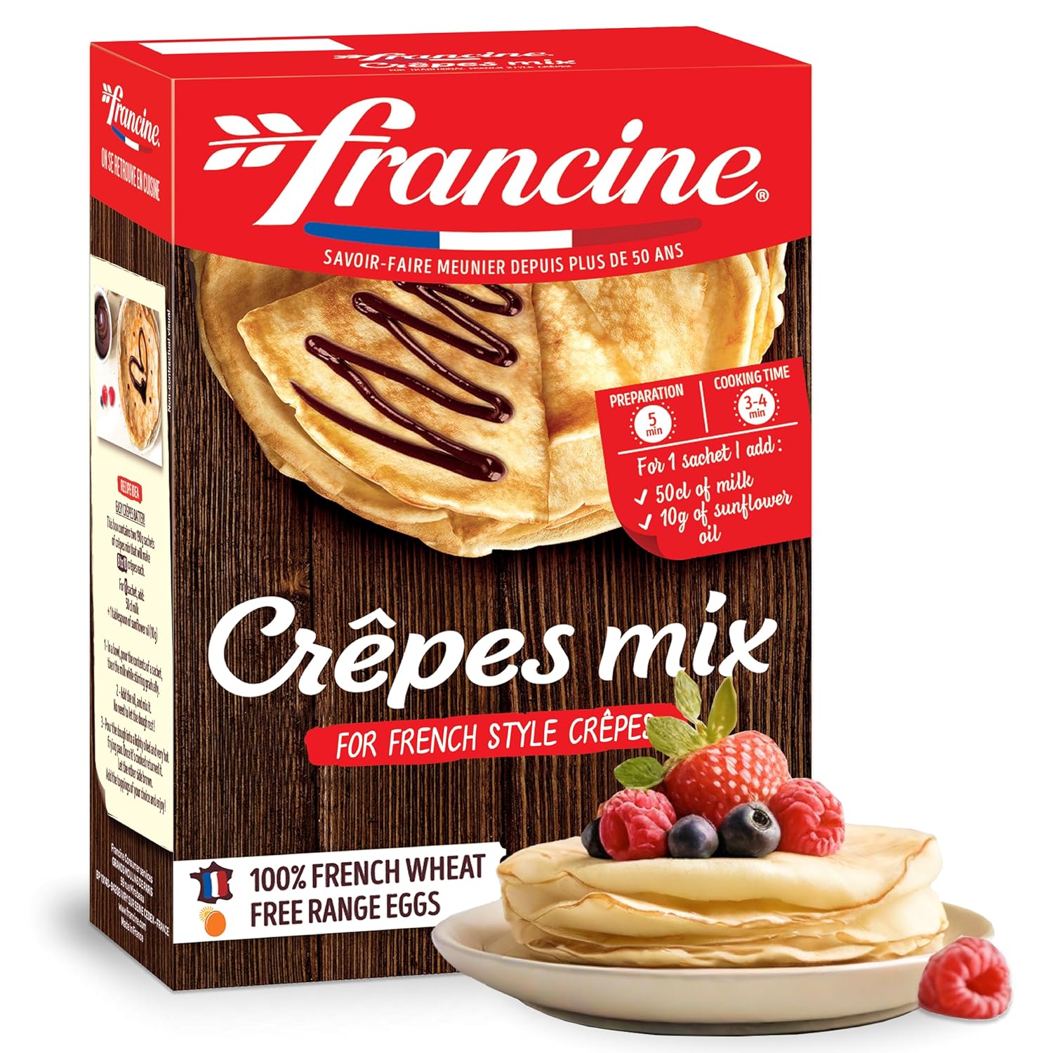 Francine French Crêpe Mix – Light, Delicate & Effortless (380gr)