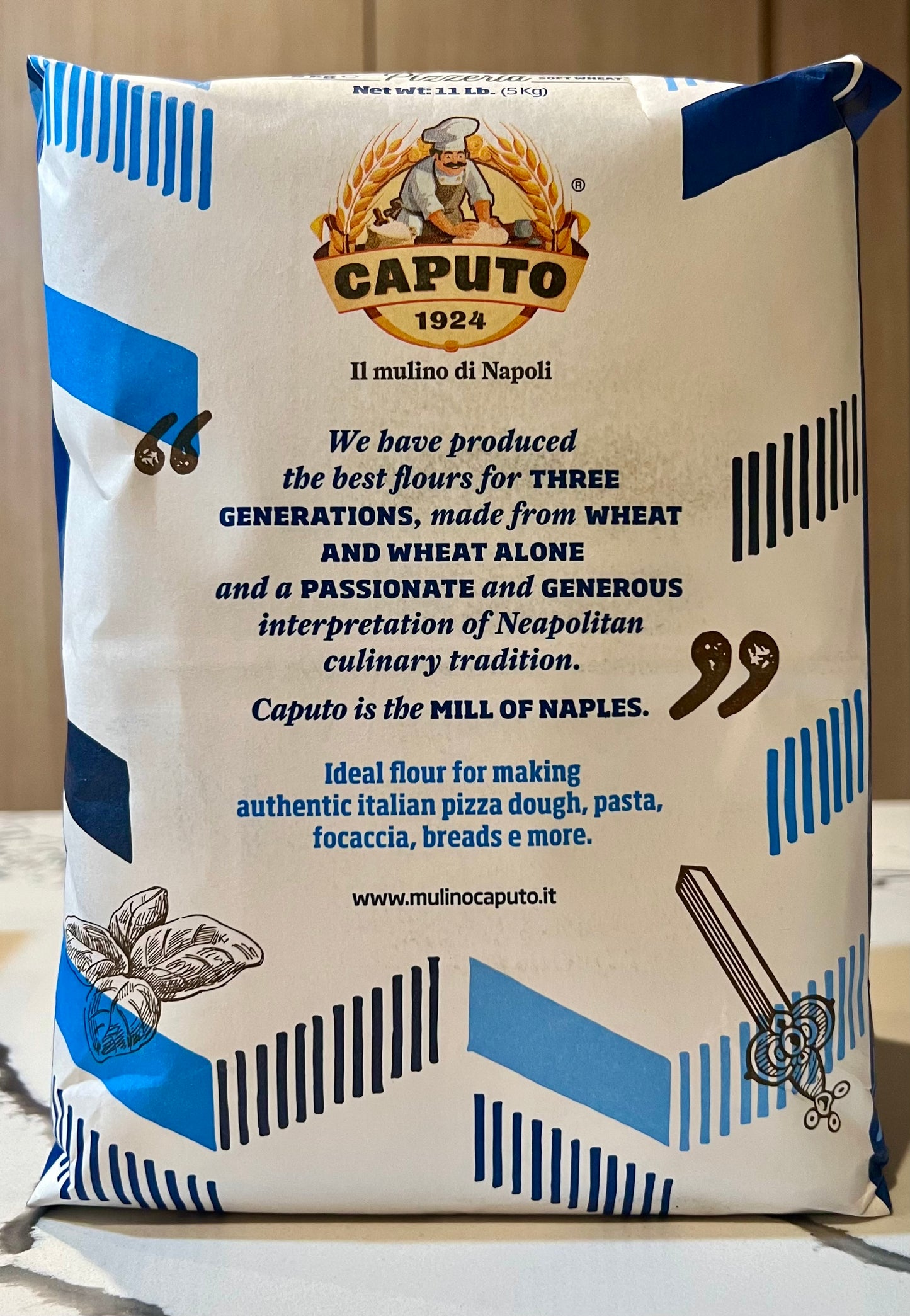 Caputo Pizzeria Flour Tipo 00 (11 lbs - 5 kg)