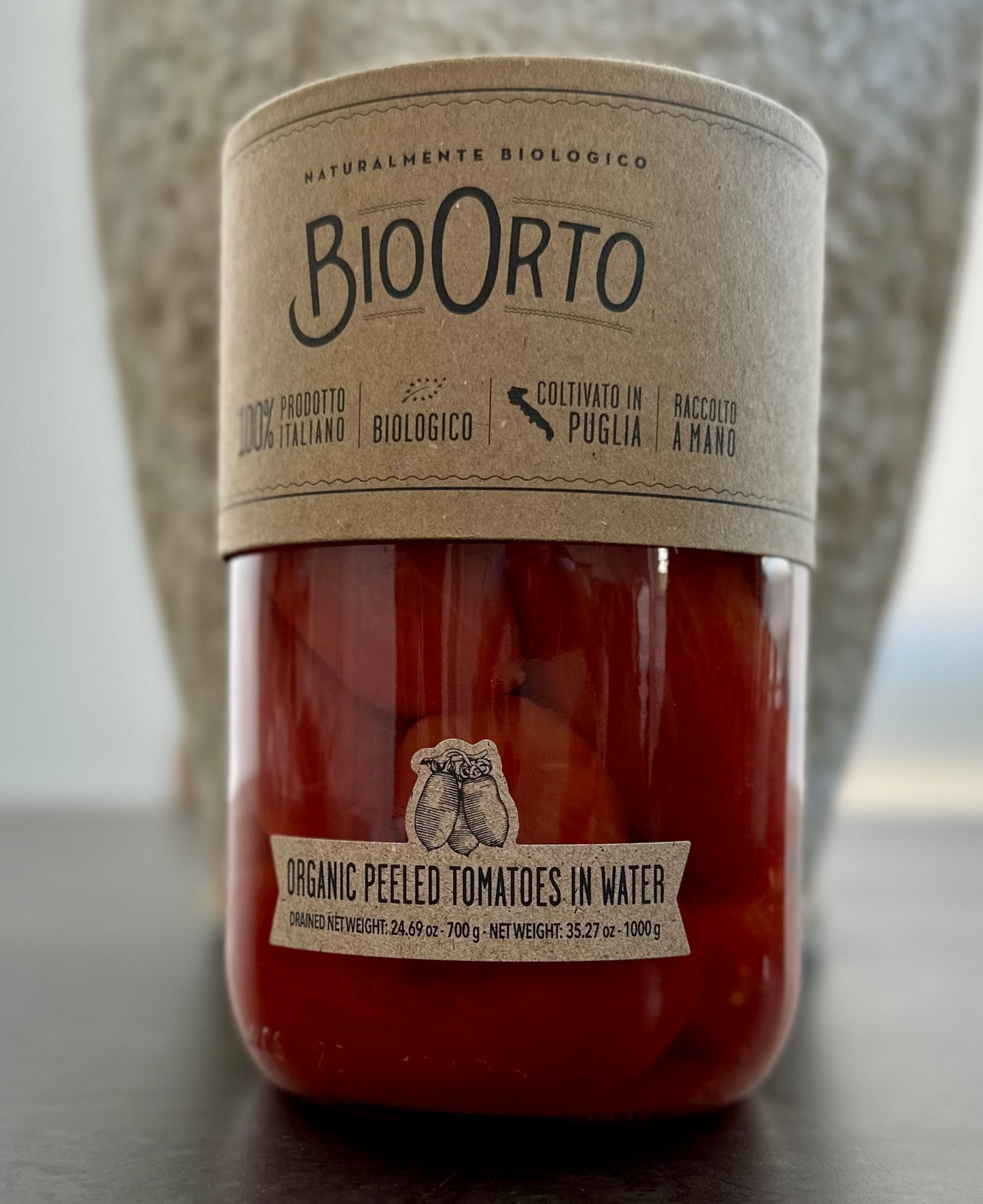 Bio Orto Organic Peeled Tomatoes (1 kg/35 oz)