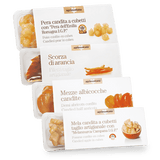 Agrimontana Italian Candied Fruit Variety Pack – Orange, Pear, Apple & Apricot