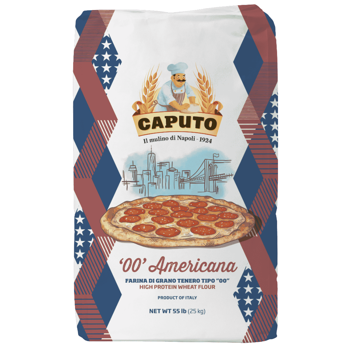 Caputo Americana Pizza Flour 00 (25kg / 55lbs)
