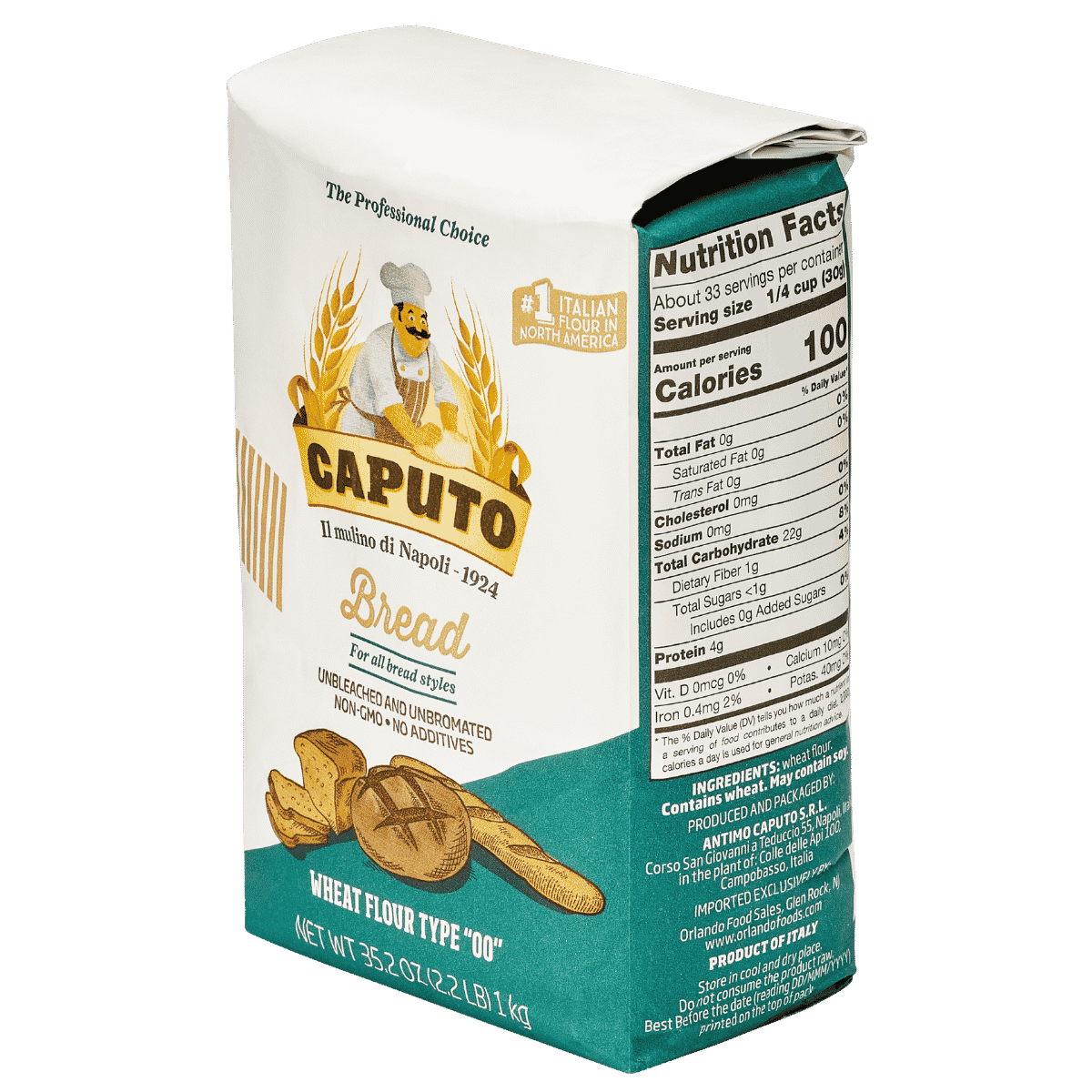Caputo “00” Bread Flour (1kg / 2.2lbs)