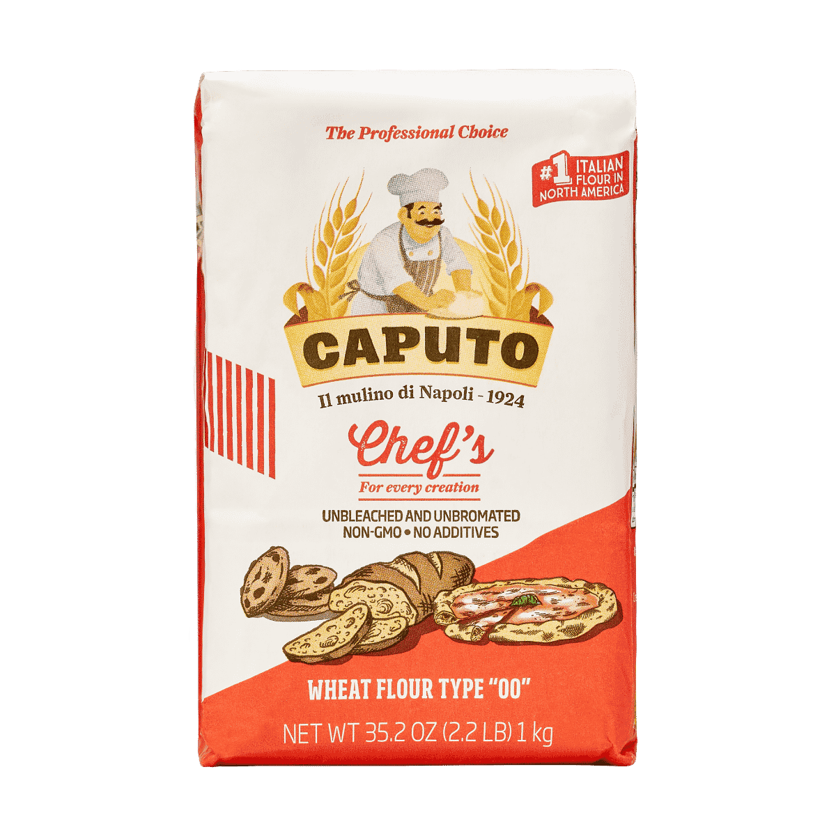 Caputo Chef's Flour Tipo 00 (1kg / 2.2lbs)