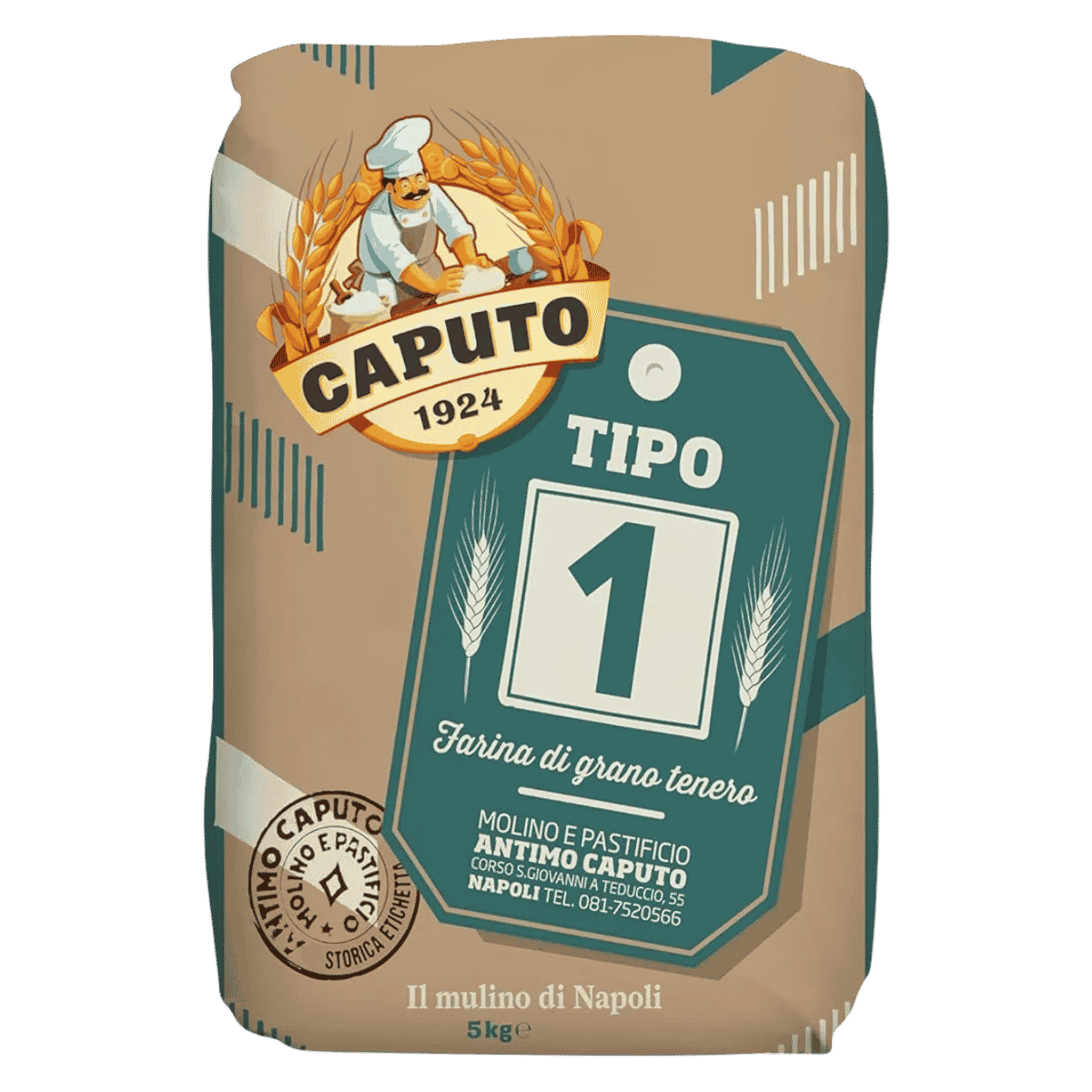 Caputo Tipo 1 Soft Wheat Flour (5kg / 11lbs)