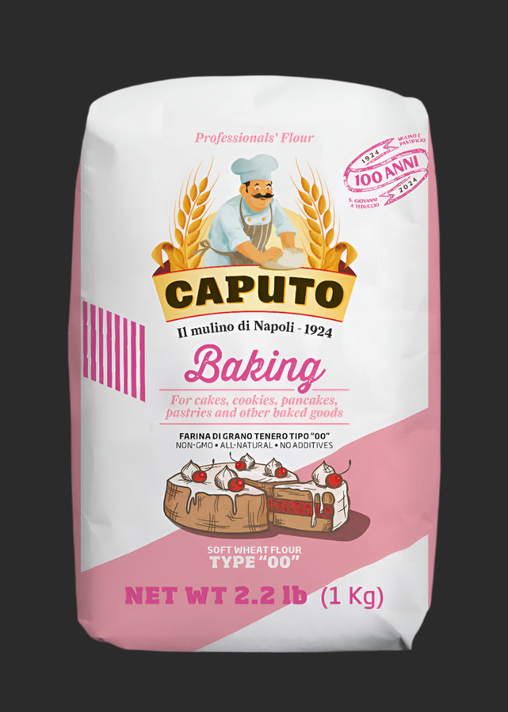 Caputo Baking Flour "00" 1 kg / 2.2 lbs. Pastry Flour for Desserts and Shortbreads