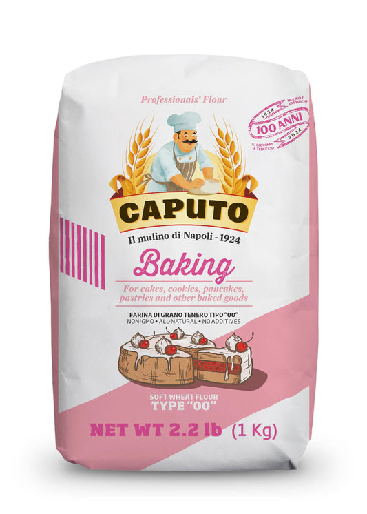 Caputo Baking Flour "00" 1 kg / 2.2 lbs. Pastry Flour for Desserts and Shortbreads