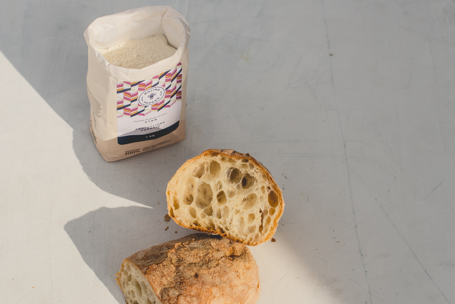 Mulino Padano Star Tipo 0 Bread Flour – High Protein (1kg/2.2lbs)