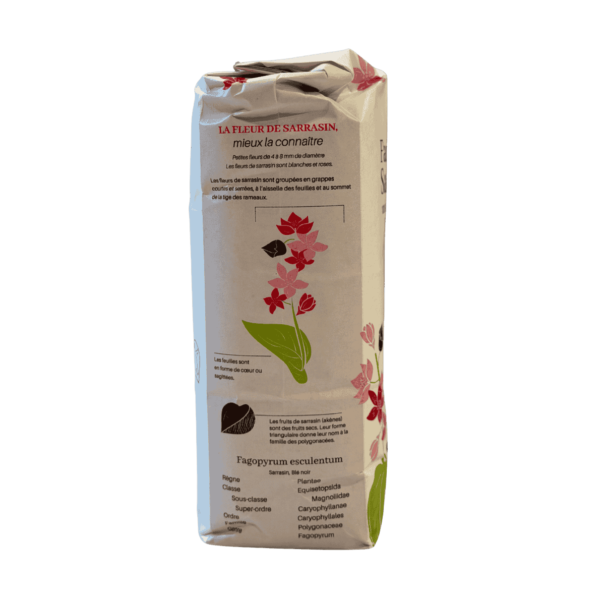 Foricher Buckwheat Flour (Farine de Sarrasin) – 100% French - 1 kg/2.2lbs