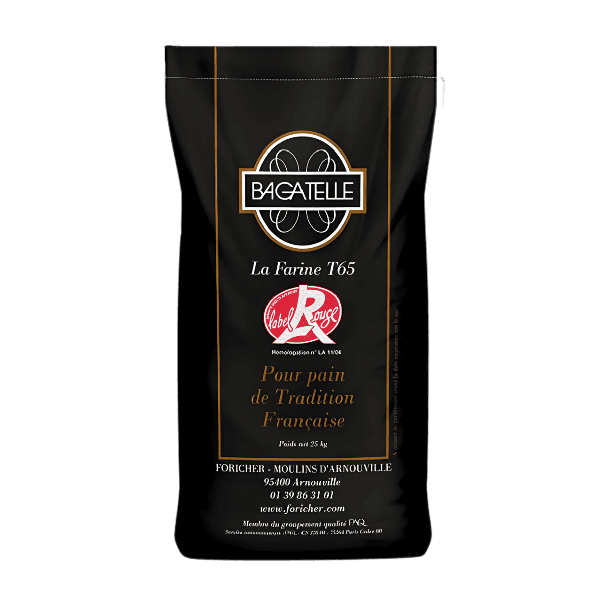 Foricher Bagatelle CRC® T65 Traditional French Baguette Flour (25kg/55lbs)