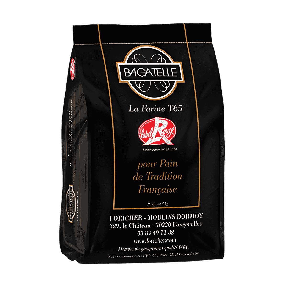 Foricher Bagatelle CRC® T65 Traditional French Baguette Flour (5kg/11lbs)