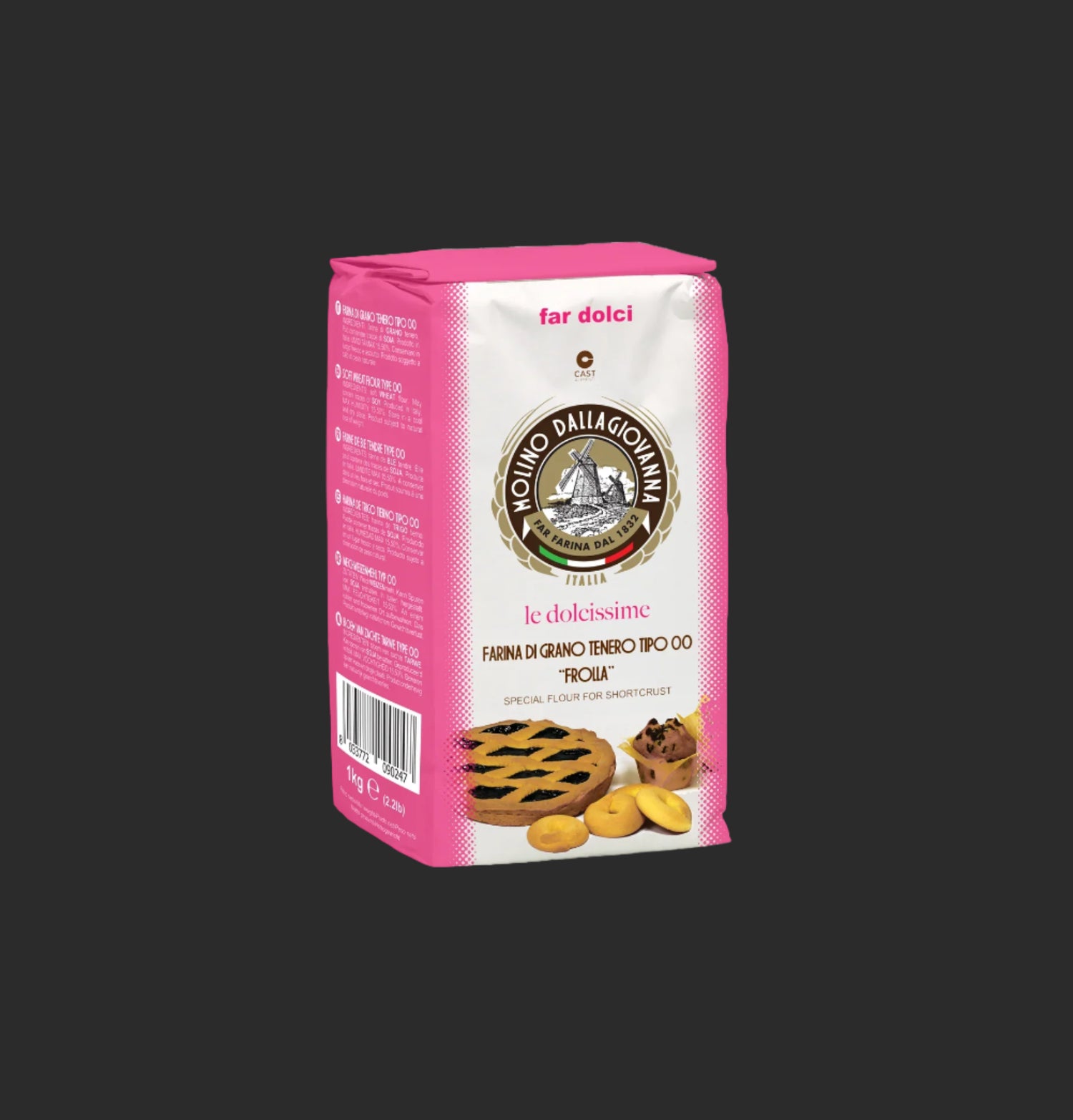Dallagiovanna Frolla Shortcrust Pastry Flour (1kg/2.2lbs)