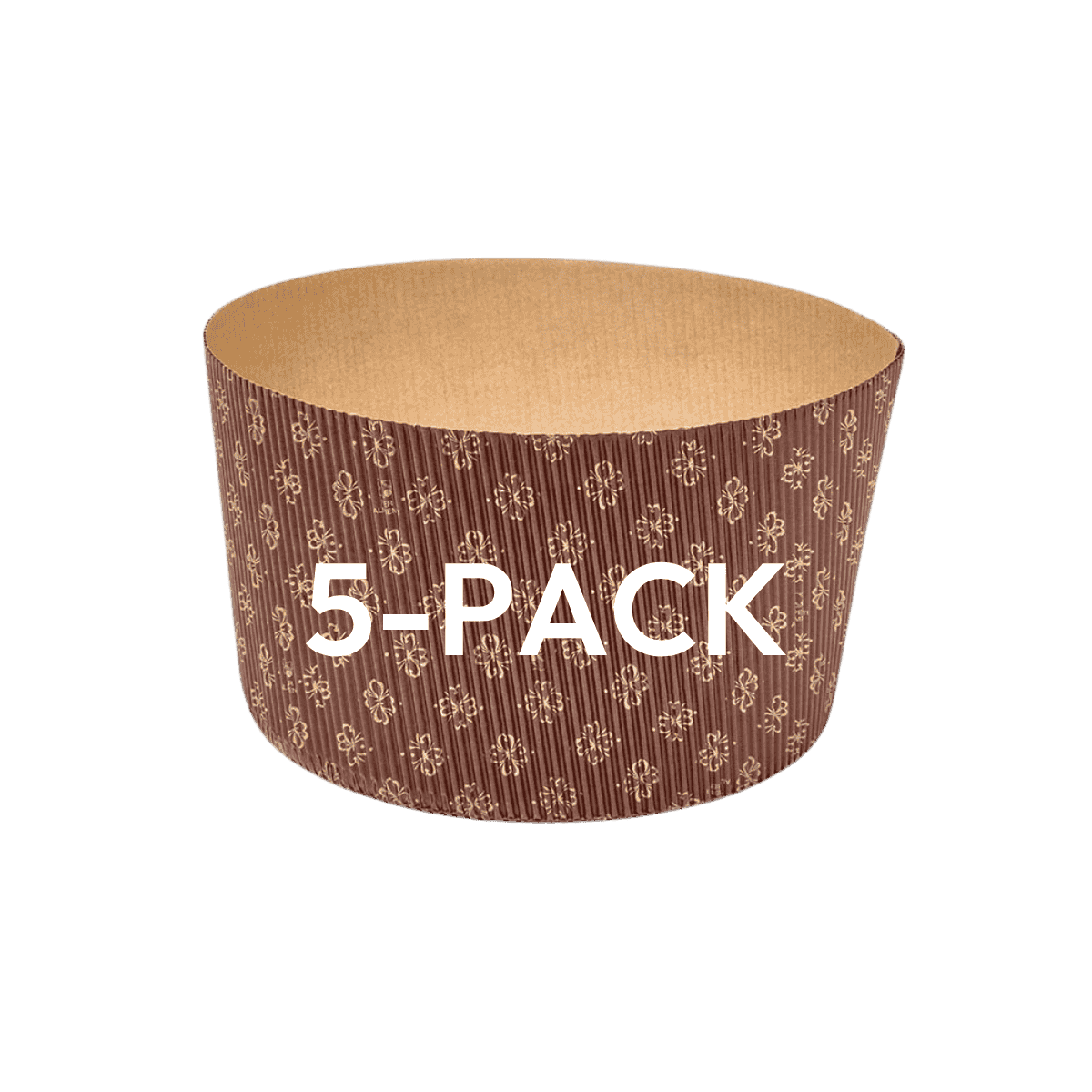 Deluxe Panettone molds (High Shape, 1kg, set of 5)