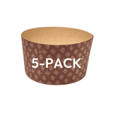 Deluxe Panettone molds (High Shape, 1kg, set of 5)