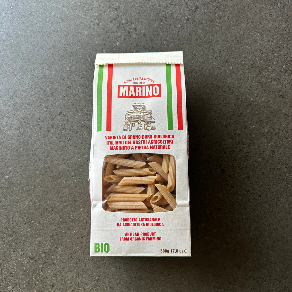Mulino Marino Organic Penne Rigate Durum Pasta 500g