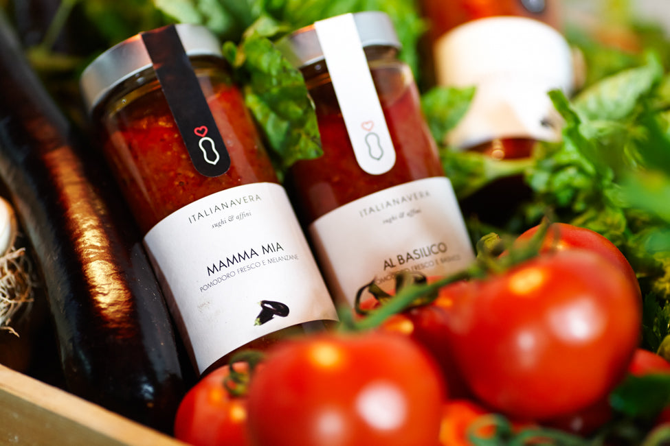 Italianavera prepared Italian tomato sauces — brand lifestyle photograph