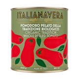 Italianavera Organic Whole Peeled Tomatoes, 2.5 kg can — front packaging
