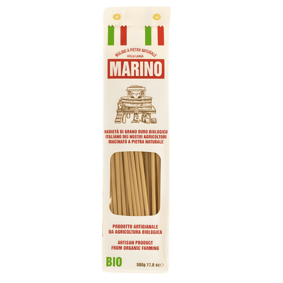 Mulino Marino La Linguina Organic Durum Wheat Pasta 500g - Bronze-Drawn
