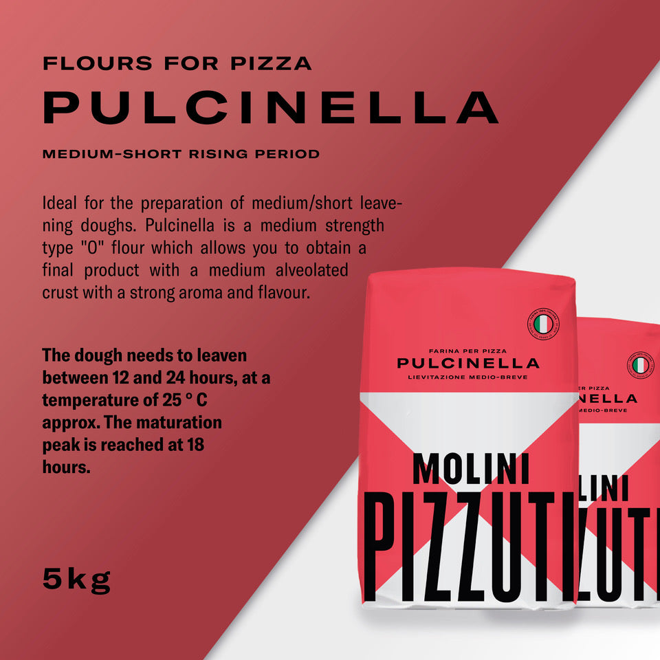 Molini Pizzuti Pulcinella Tipo 0 Pizza Flour (5kg/11lbs)