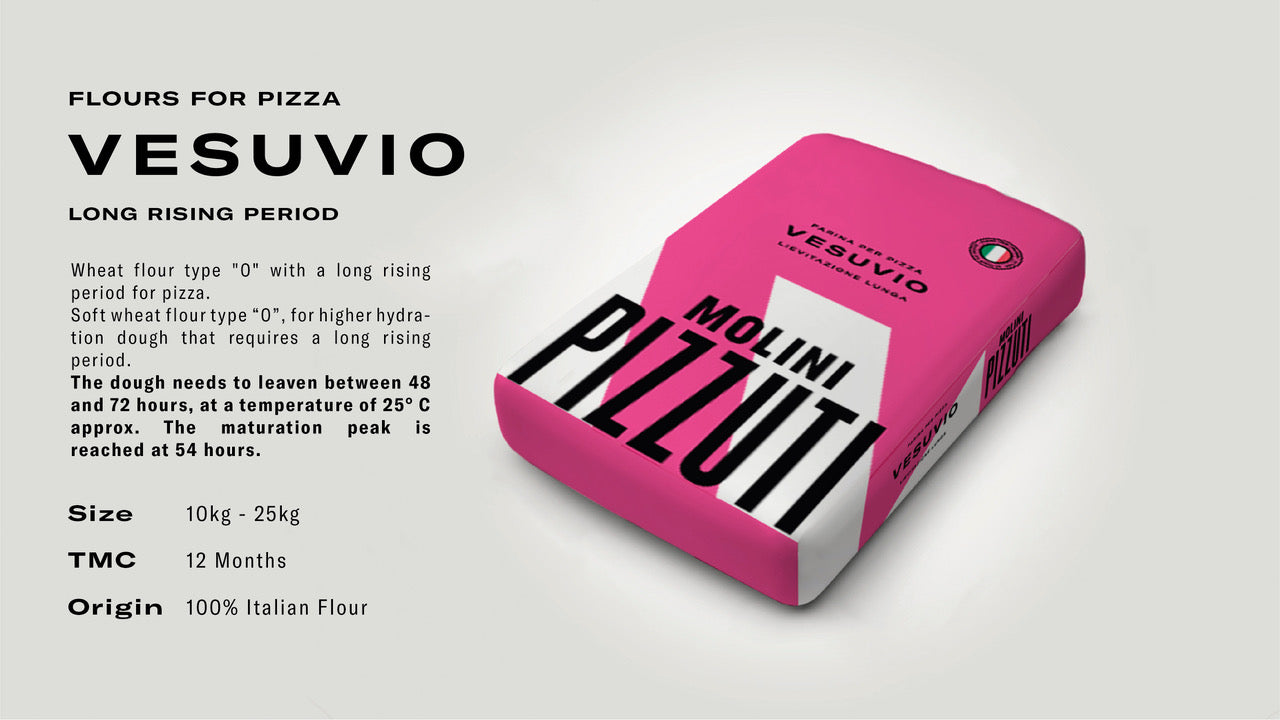 Molini Pizzuti Vesuvio Tipo 0 Pizza Flour – Long Fermentation (10kg/22lbs)