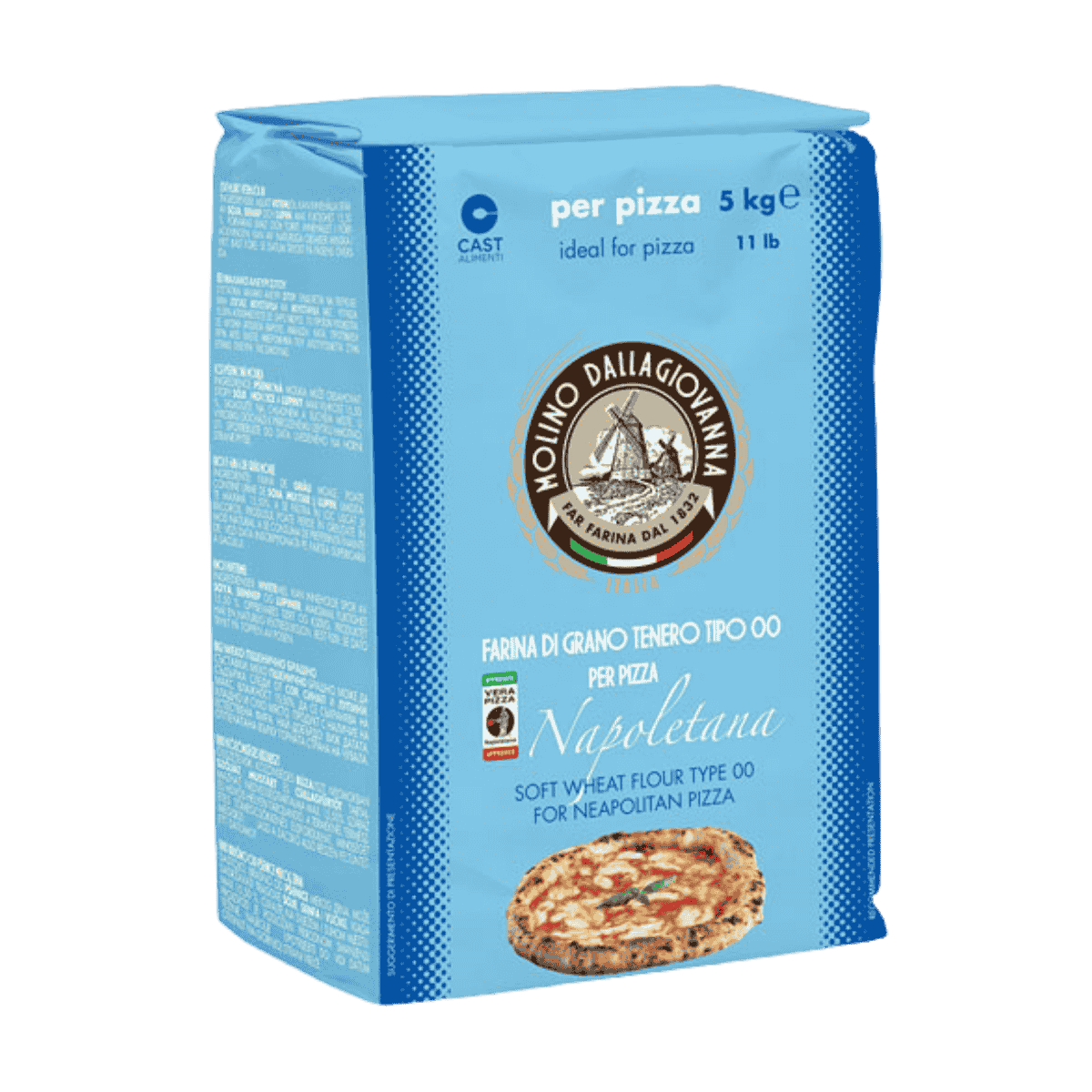 Dallagiovanna La Napoletana Tipo 00 Pizza flour (11 lbs - 5kg)