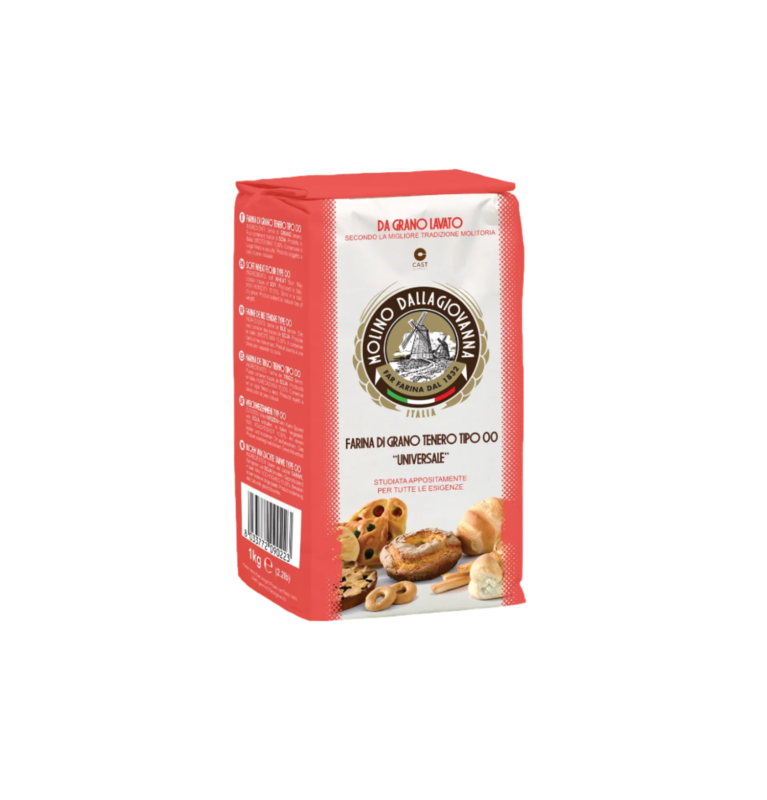 Molino Dallagiovanna All Purpose Flour for cookies cakes focaccia bread