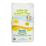 Molino Grassi Organic Italian 00 Flour – Soft Wheat for Bread, Pizza & Pasta (2.2 lb)