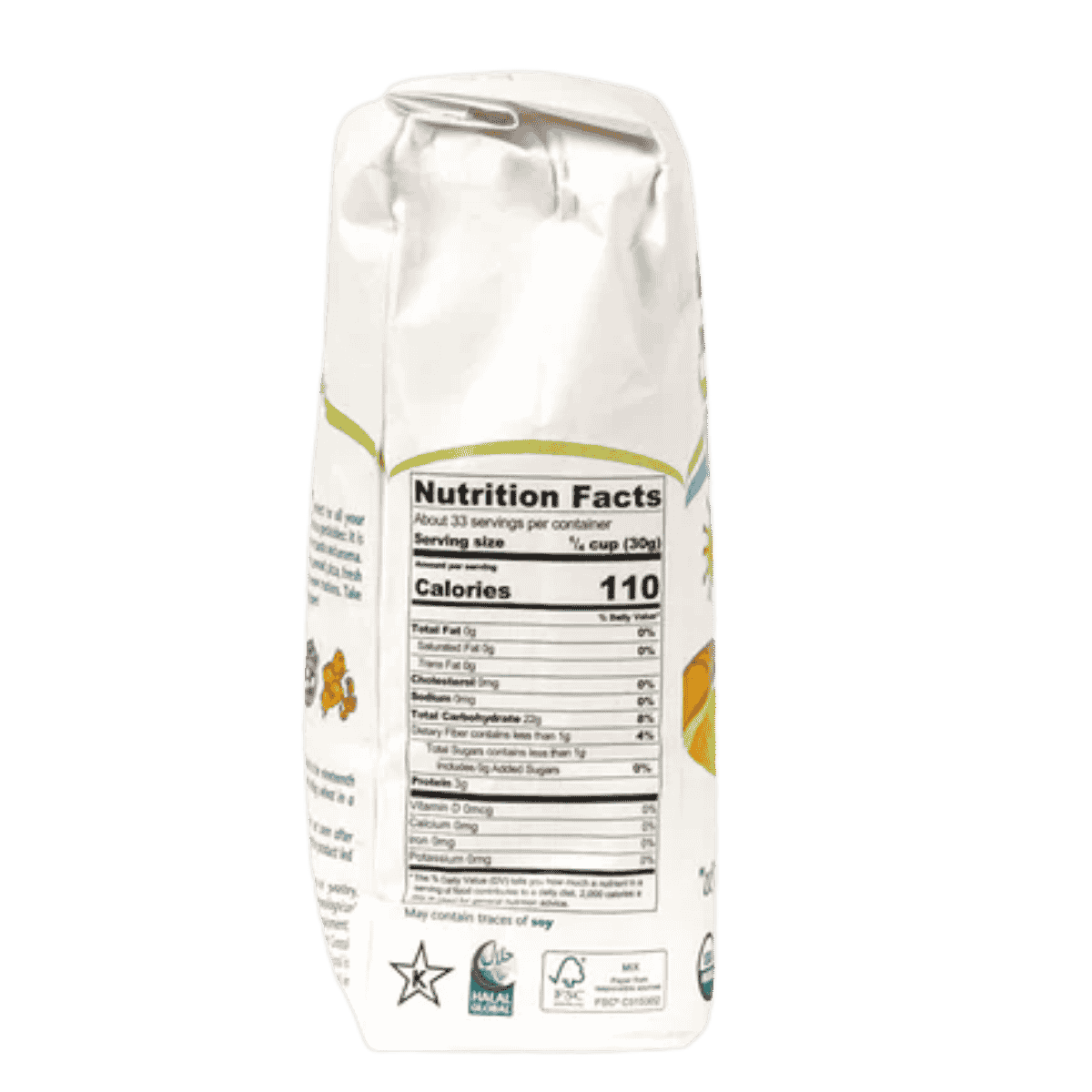 Molino Grassi Organic Italian 00 Flour – Soft Wheat for Bread, Pizza & Pasta (2.2 lb)