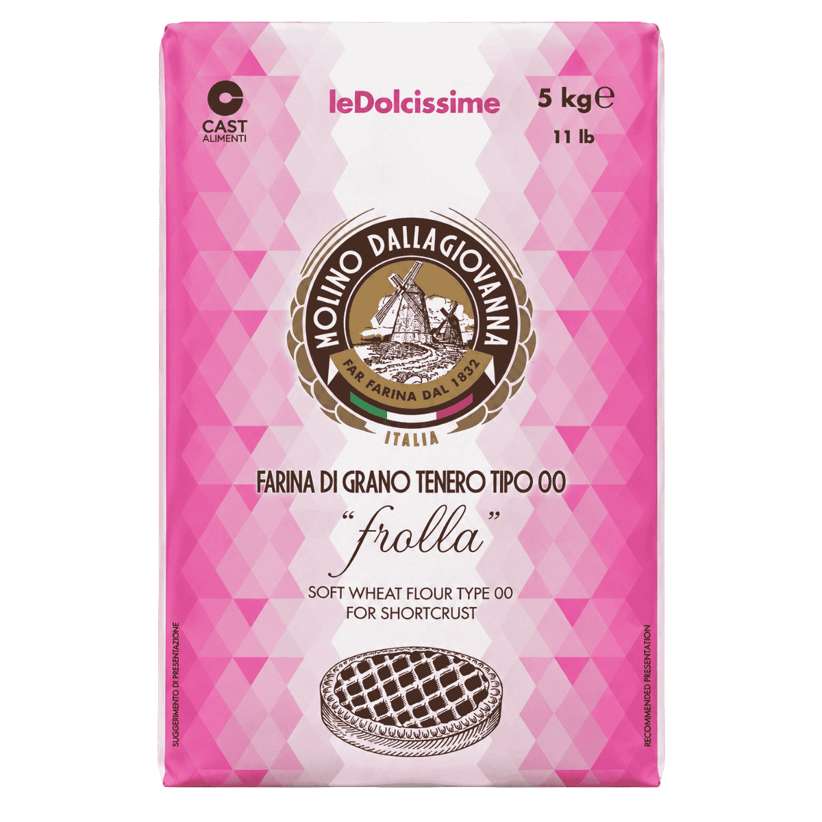 Molino Dallagiovanna Frolla Tipo 00 Shortcrust Pastry Flour (5kg/11lbs)