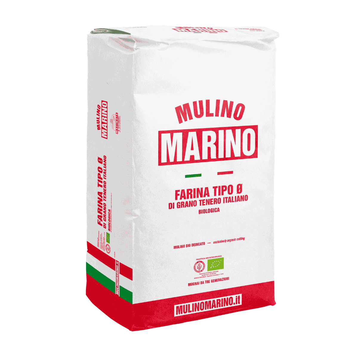Mulino Marino Organic Type 0 Soft Wheat Flour (5kg/11lbs)