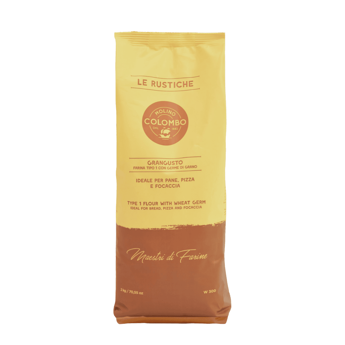 Molino Colombo Grangusto Type 1 Bread and Focaccia Flour (2kg/4.4lbs)
