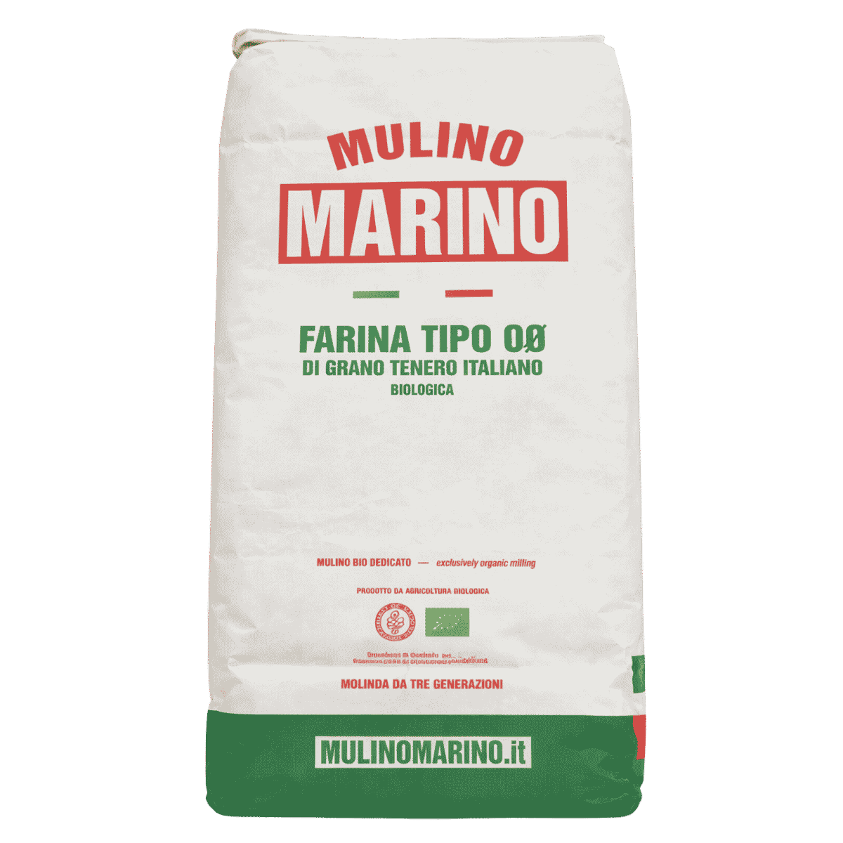 Mulino Marino Organic Type 00 – All-Purpose Italian Flour (25kg/55lbs)