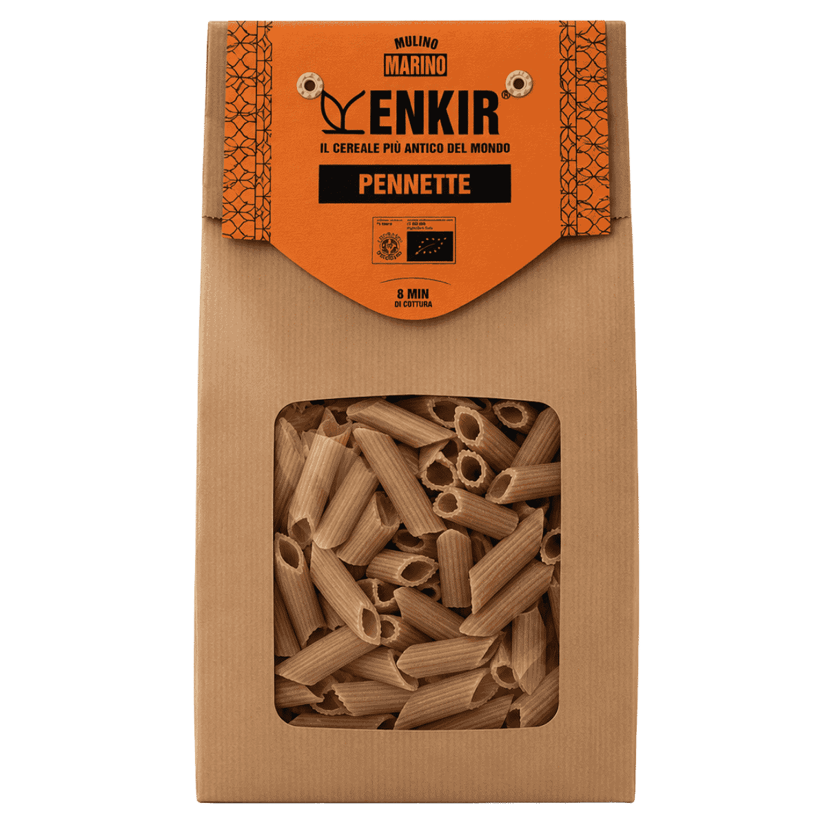 Mulino Marino Organic Enkir Pennette Pasta 500g