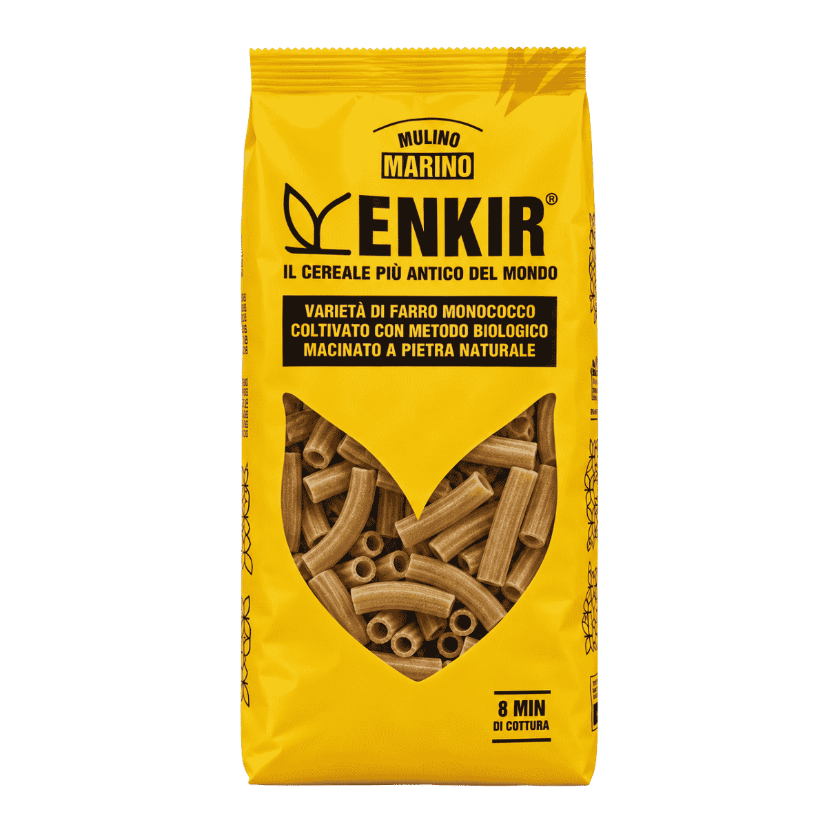 Mulino Marino Organic Enkir Sedanini Pasta 500g