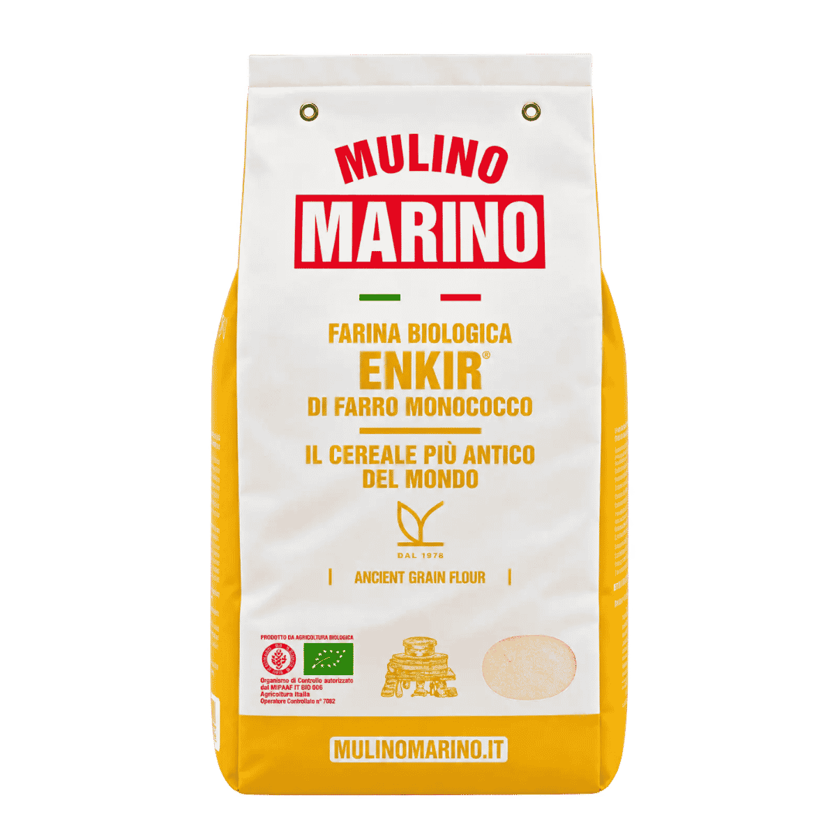 Mulino Marino Organic Enkir Flour (1kg/2.2lbs)
