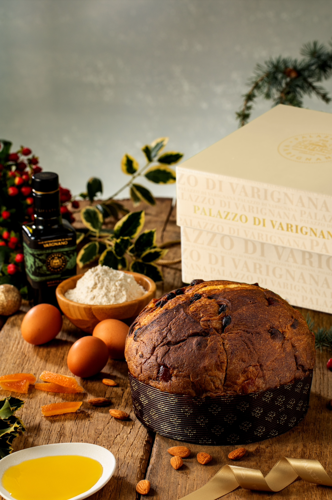 Traditional Orange & Raisins Panettone - Extra Virgin Olive Oil (750gr/1.65 lb)