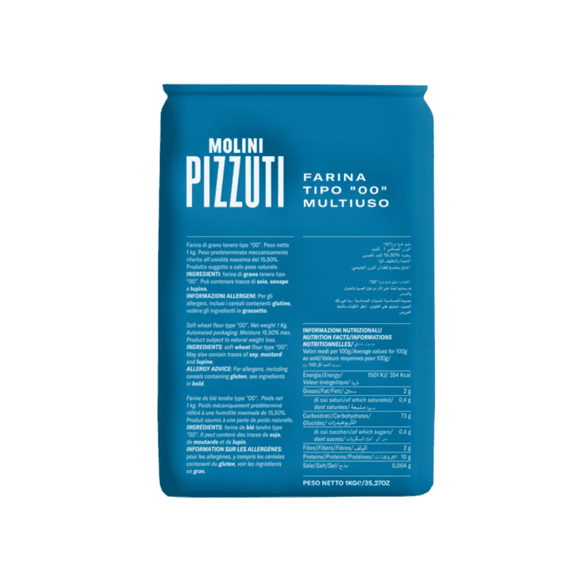 Molini Pizzuti Tipo 00 All Purpose Flour (1kg/2.2lbs)