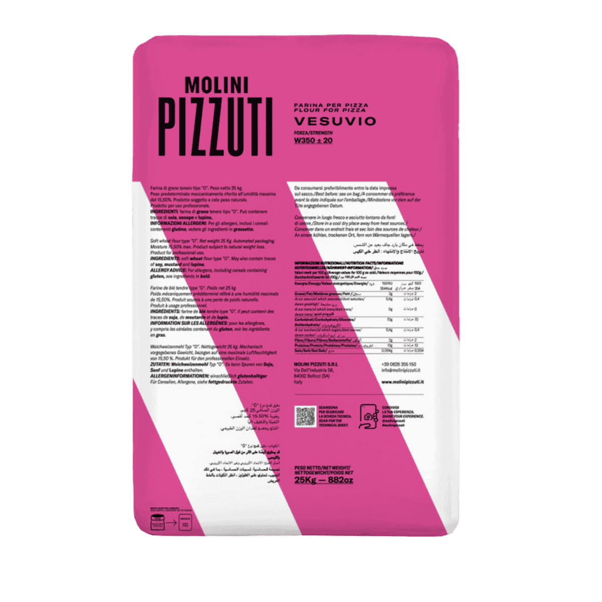 Molini Pizzuti Vesuvio Tipo 0 Pizza Flour – Long Fermentation (10kg/22lbs)