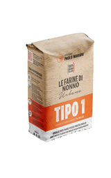 Bag of flour with 'Le Farine di Nonno' branding on a white background