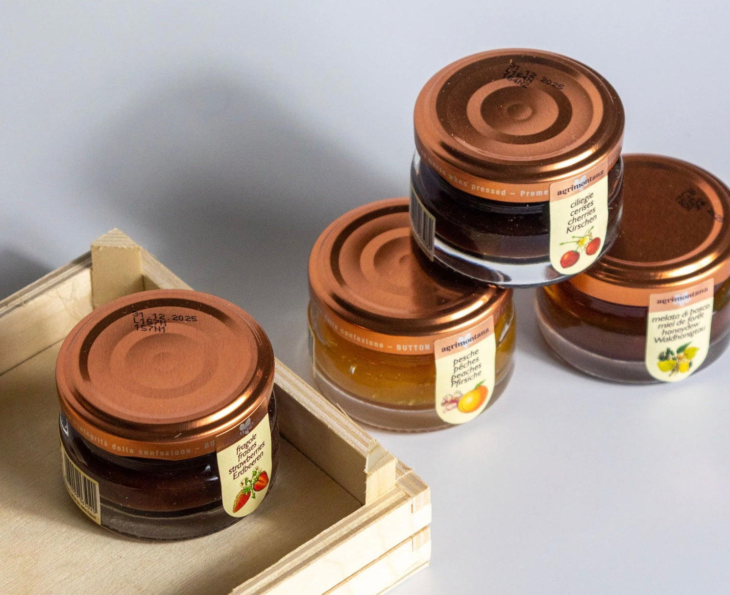 Jams and Honey Wooden Box Gift Set