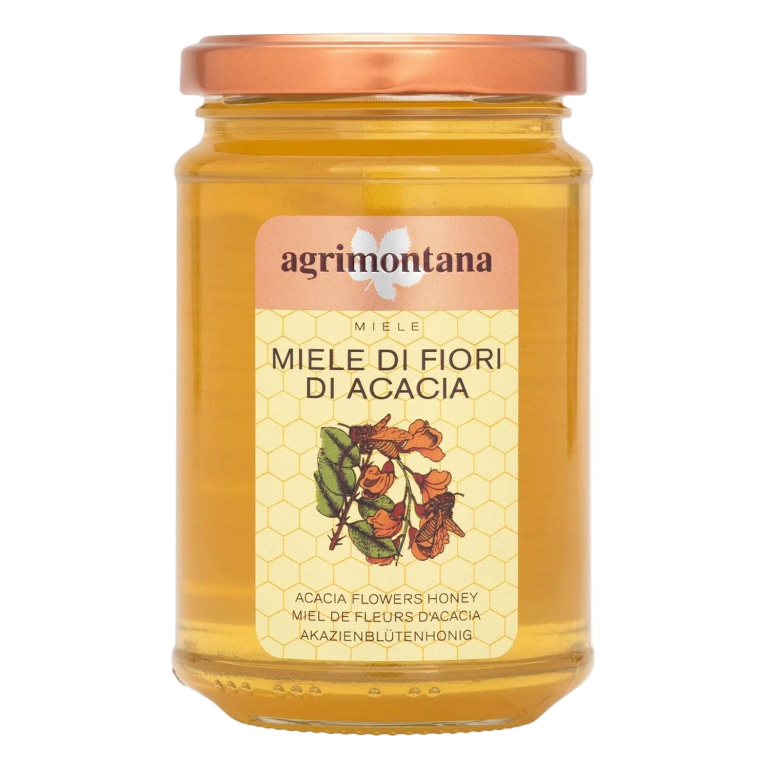 Jar of Agrimontana Acacia Flower Honey
