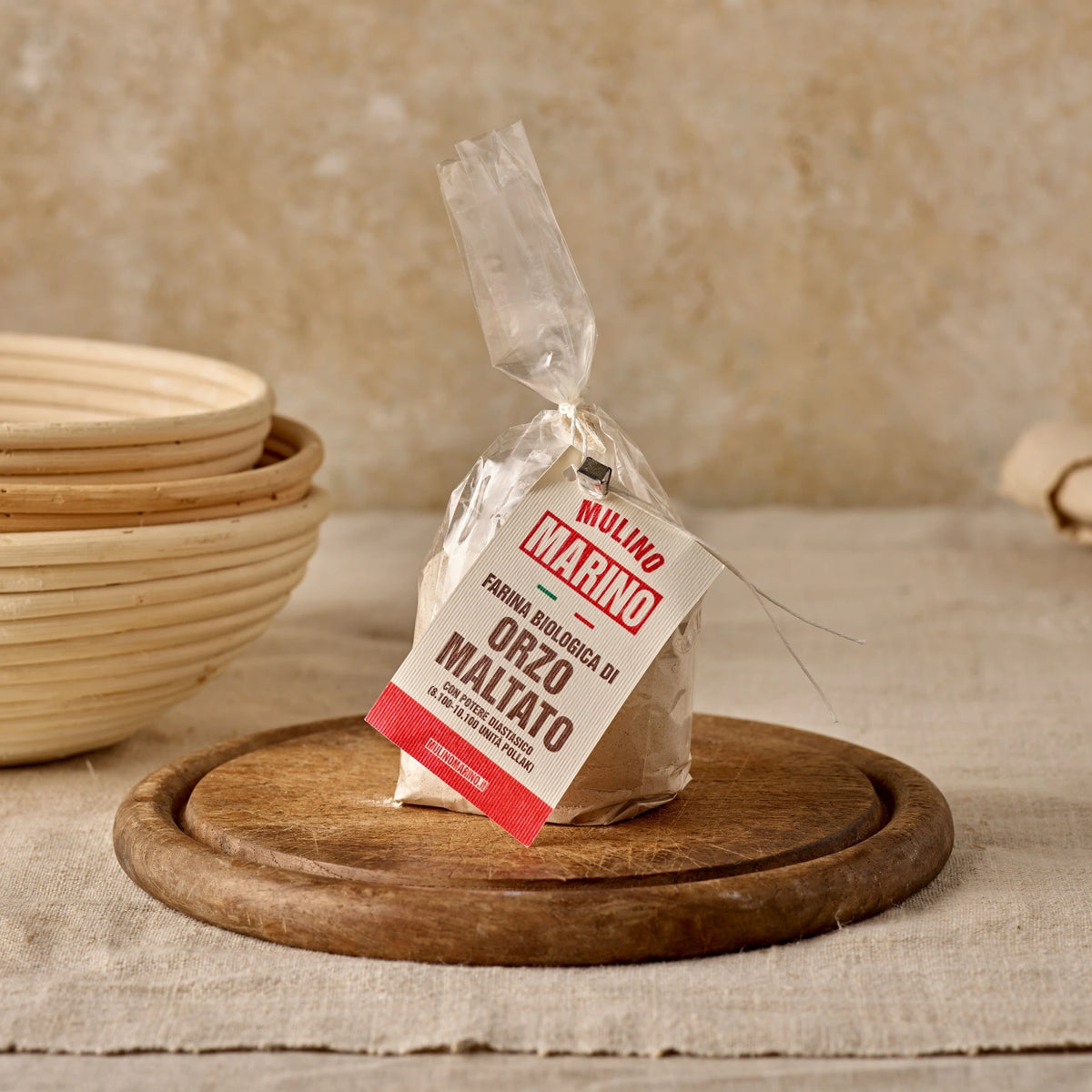 Mulino Marino Organic Malted Barley Flour – Diastatic Malt (250g/8.8oz)