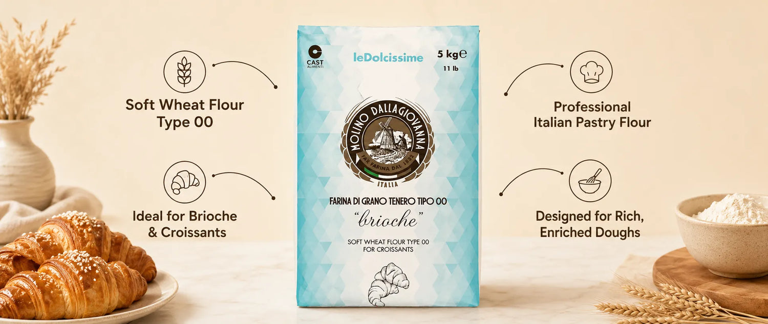 Dallagiovanna Tipo 00 Brioche Flour (5kg/11lbs) product benefits