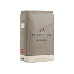 Primitiva whole wheat flour bag on a white background