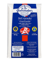Le Guérandais Fine Grey Sea Salt 10 kg Label Rouge bag front view