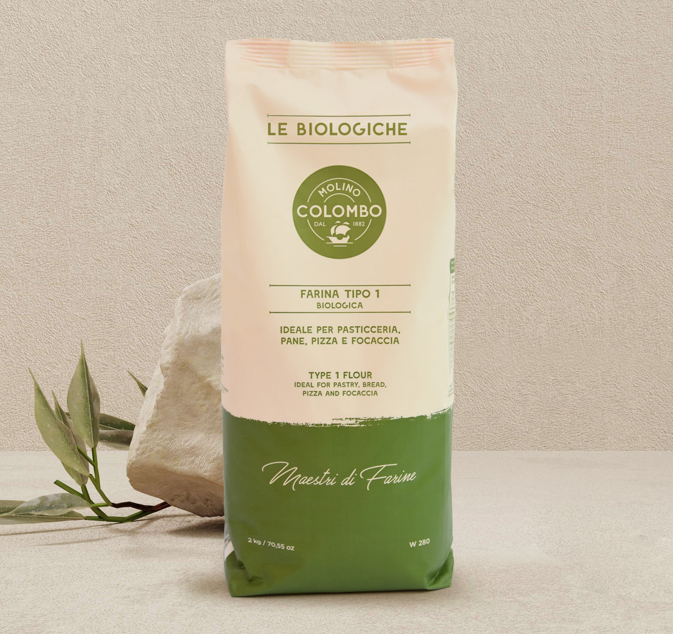 Molino Colombo Organic Tipo 1 Flour – All Purpose (2kg/4.4lbs)