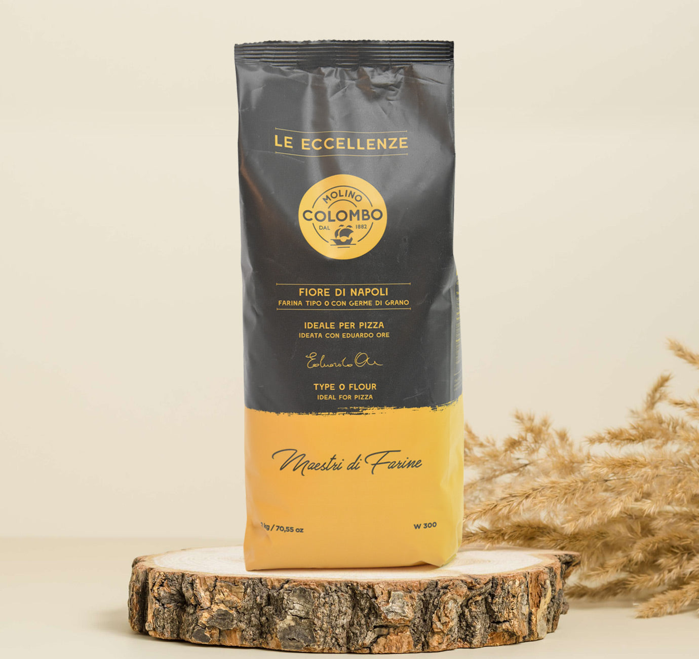Molino Colombo Fiore di Napoli Tipo 0 Pizza Flour with Wheat Germ (2kg/4.4lbs)